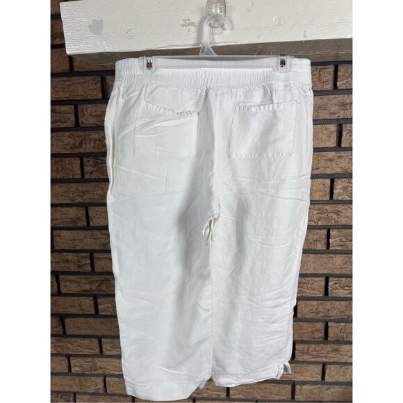 Jaclyn Smith Pants Womens‎ Beige Capri Capris size medium ￼ - Picture 2 of 9